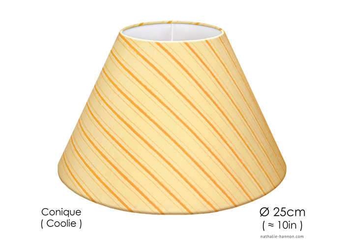 Abat-jour Stripes - Sun Yellow