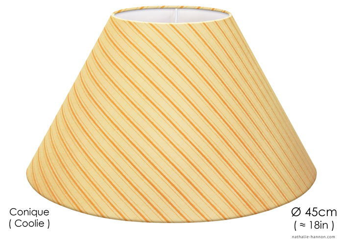 Lampshade Stripes - Sun Yellow