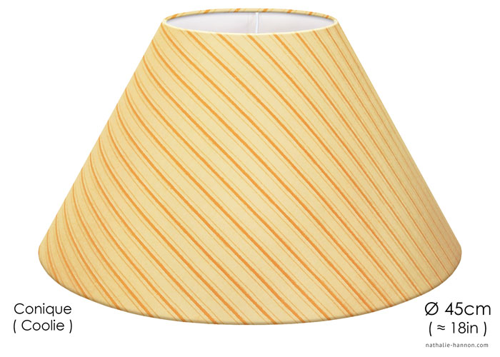 Abat-jour Stripes - Sun Yellow