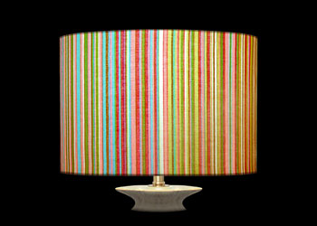Lampshades Gold Stripes