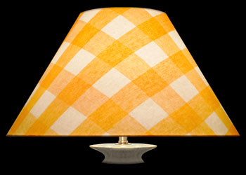 Lampshades Grands Carreaux - Jaune