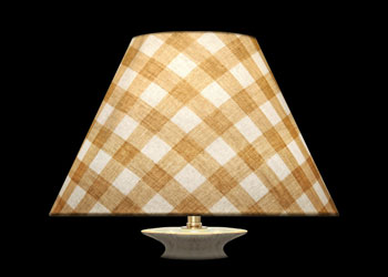 Lampshades Carreaux Beiges