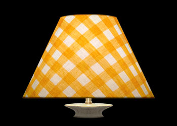 Lampshades Carreaux Jaunes