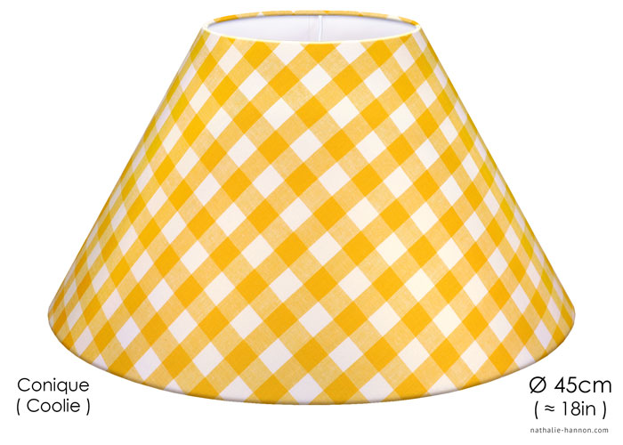 Lampshade Carreaux Jaunes