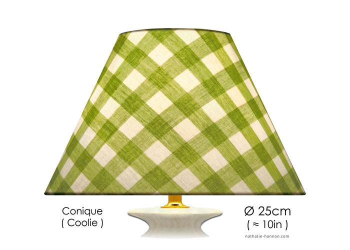 Lampshade Carreaux Verts