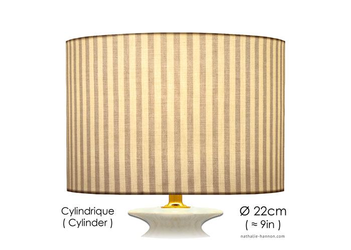 Lampshade Victorian Stripe