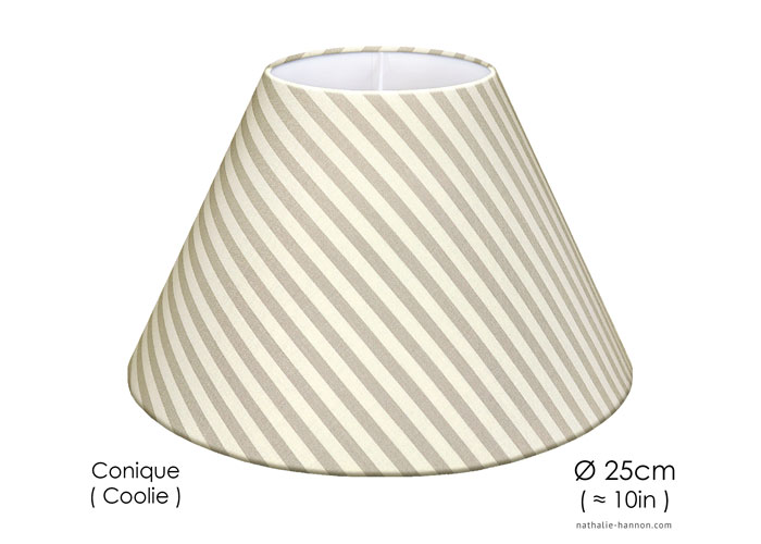 Lampshade Victorian Stripe