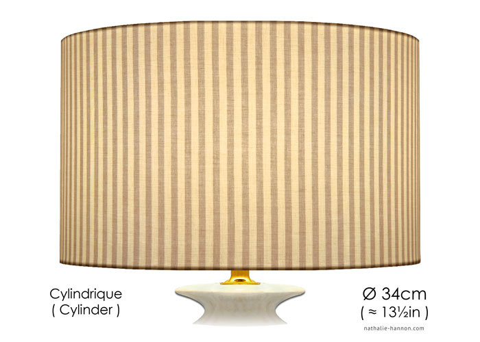 Lampshade Victorian Stripe