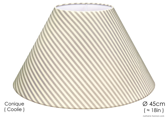 Lampshade Victorian Stripe