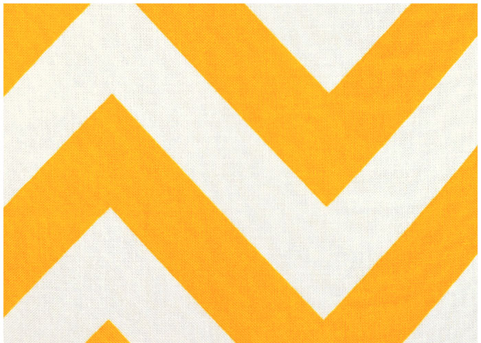 Lampshade Yellow Chevron