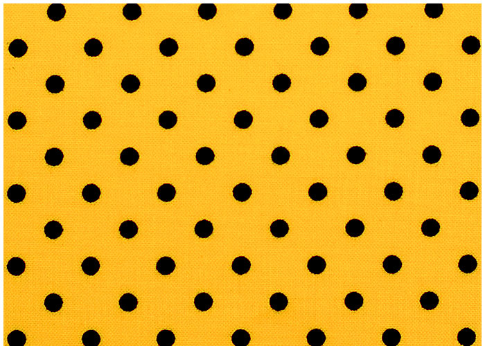 Lampshade Pois Rétro - Jaune