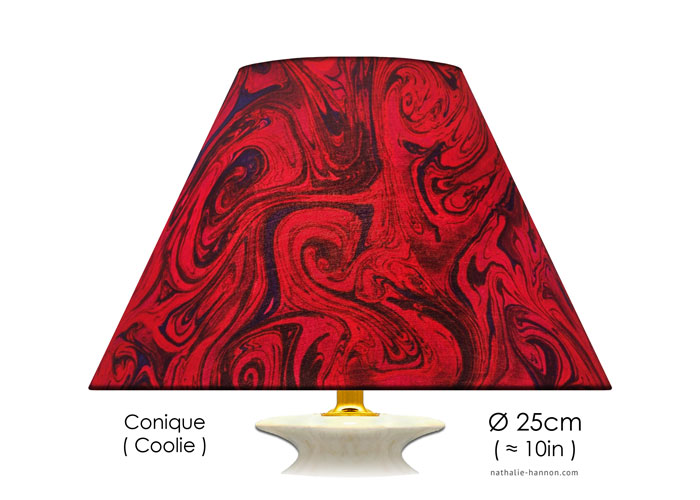 Lampshade A la Cuve Rouge