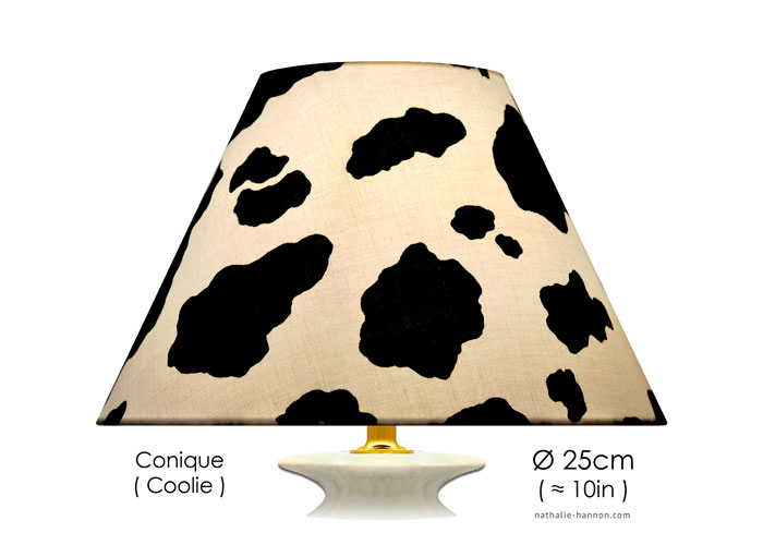 Lampshade Cow Spots