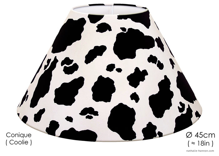 Lampshade Cow Spots