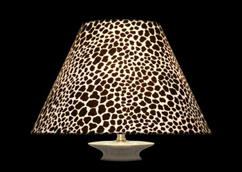 Lampshades Fur Léopard - Noir