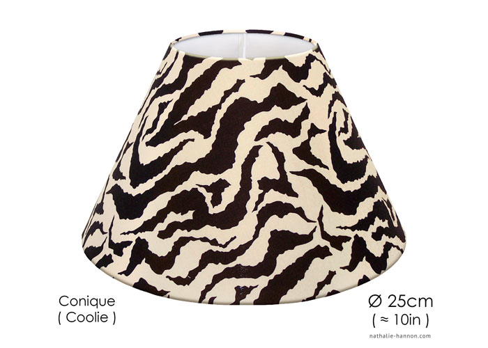 Abat-jour Zebra - Black