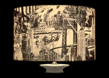 Lampshades NY Nostalgia - Gray