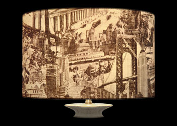 Lampshades NY Nostalgia - Brown