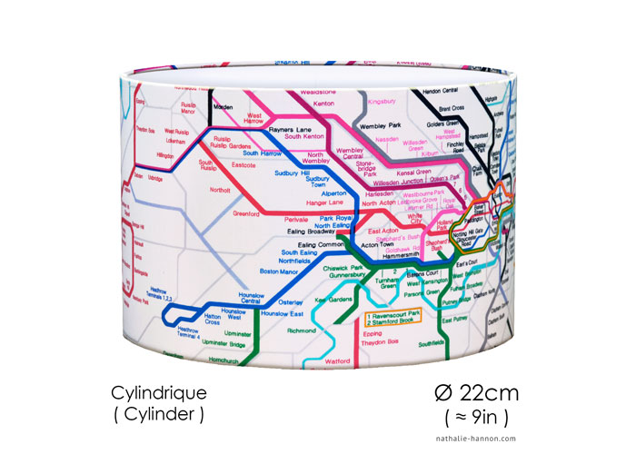 Abat-jour London Underground