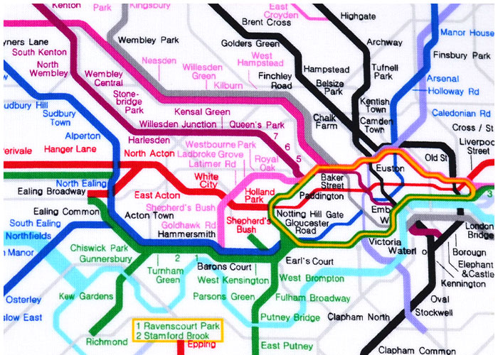 Abat-jour London Underground