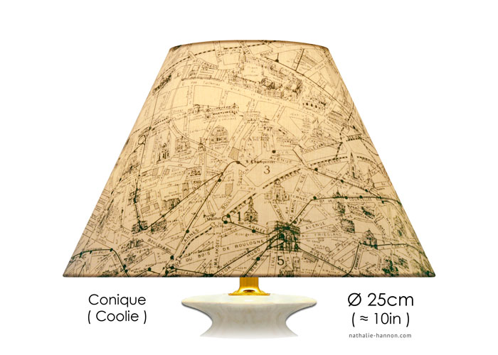 Lampshade Les Rues de Paris - Beige