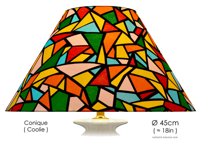 Stained Glass - Vitraux Lampshade Stained Glass - Vitraux