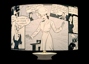 Lampshades Dressmaking Comic Strip