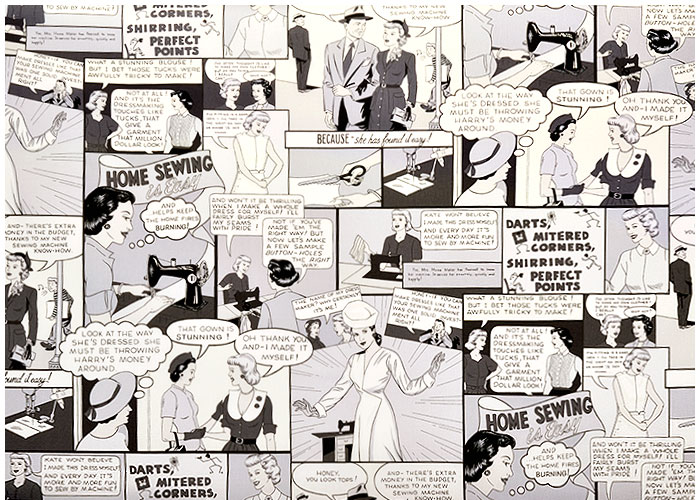 Abat-jour Dressmaking Comic Strip