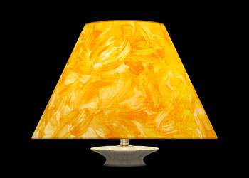 Lampshades Golden Brush Strokes