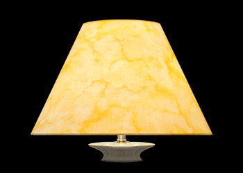 Lampshades Yellow Marble