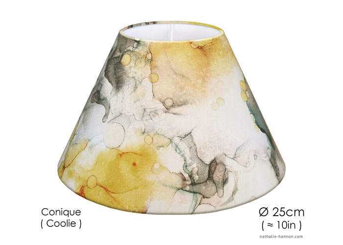 Lampshade Dappled Color Splash