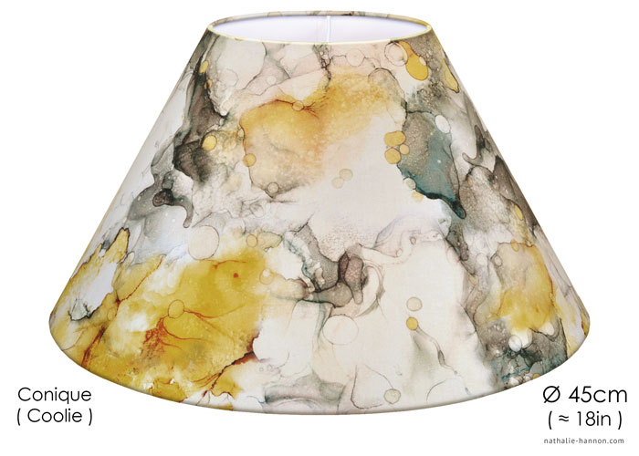 Lampshade Dappled Color Splash