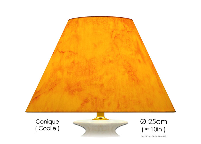 Lampshade Orange Marigold Tonal