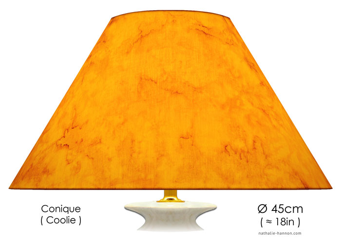 Lampshade Orange Marigold Tonal