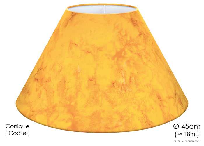 Lampshade Orange Marigold Tonal