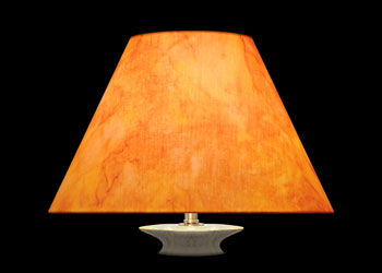 Lampshades Peach Tangerine Tonal