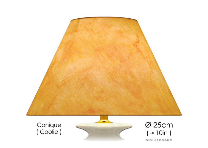 Lampshade Yellow Straw Tonal