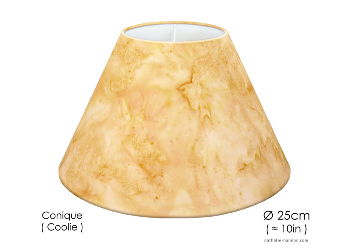 Lampshade Yellow Straw Tonal