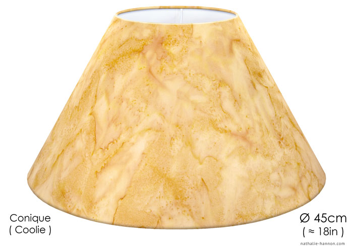 Lampshade Yellow Straw Tonal