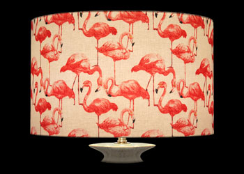 Lampshades Flamants Roses