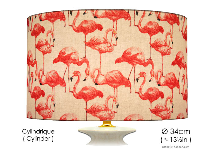 Lampshade Flamants Roses