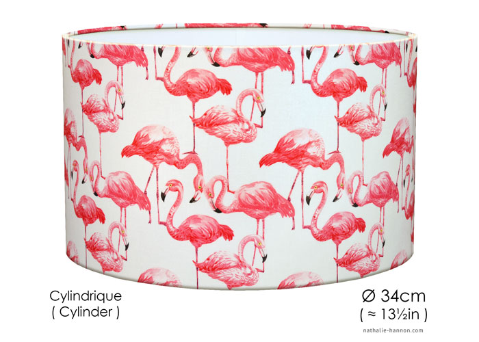 Lampshade Flamants Roses