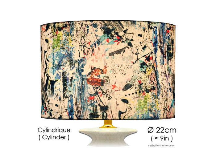 Lampshade Graffiti Art