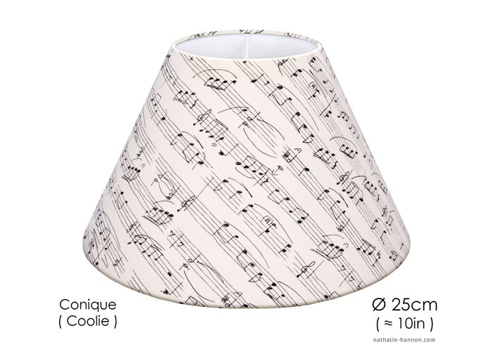 Lampshade Music Notes