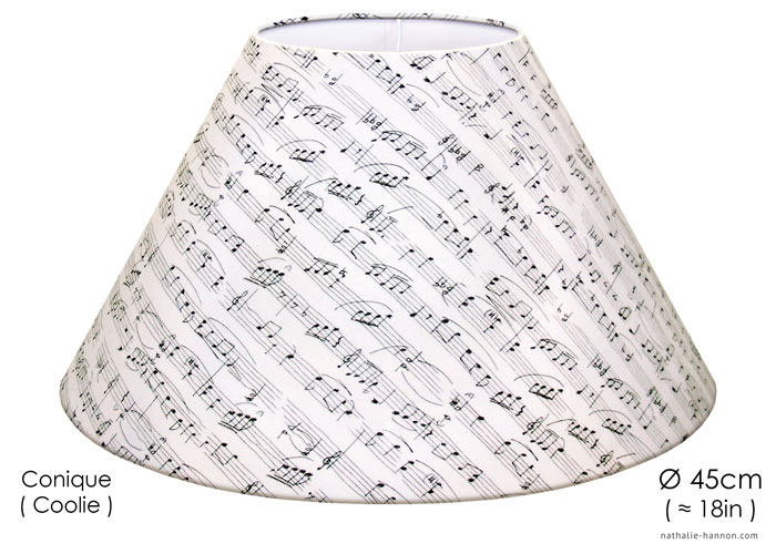 Lampshade Music Notes