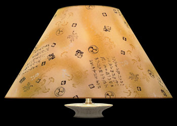 Lampshades Kanji Art - Beige