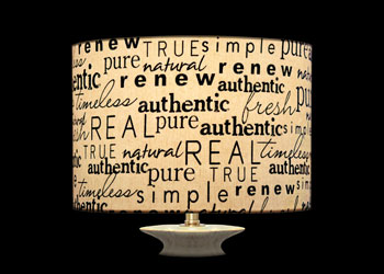 Lampshades Mots Authentiques