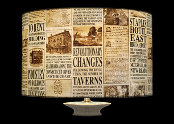 Lampshades Old News Prints