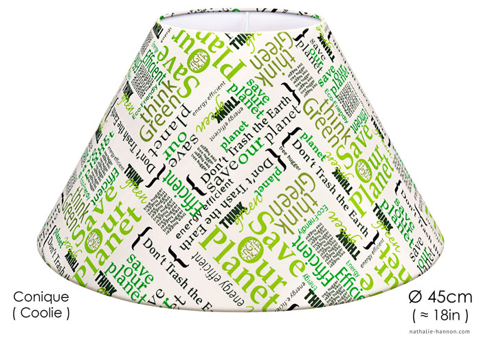 Lampshade Think Green