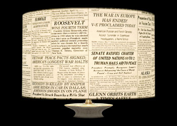 Lampshades News Prints